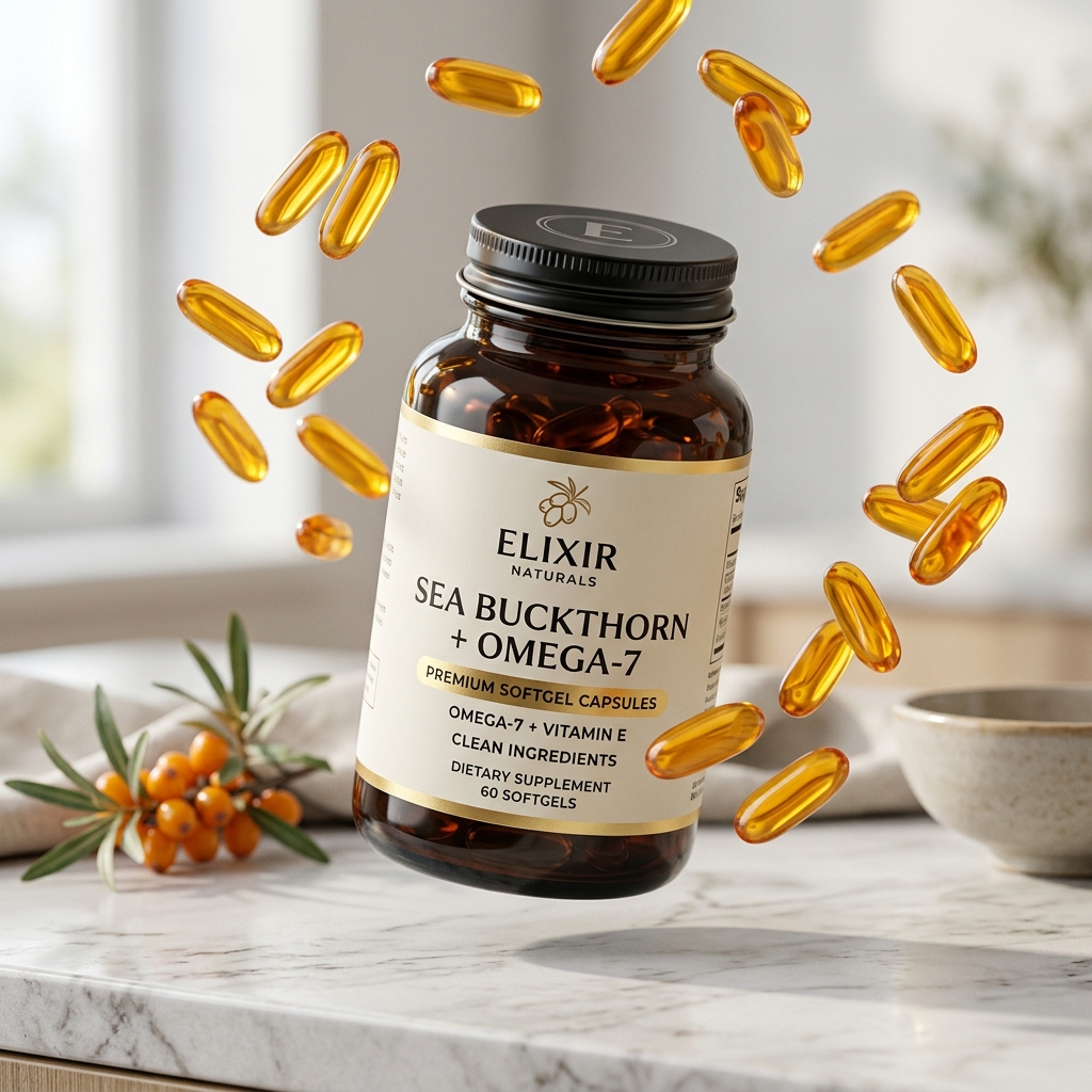 Seabuckthorn Soft Gel Cap (500 MG, 60 Cap)